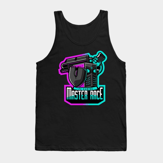 PC Gaming Master Race Tank Top by Just_Shrug